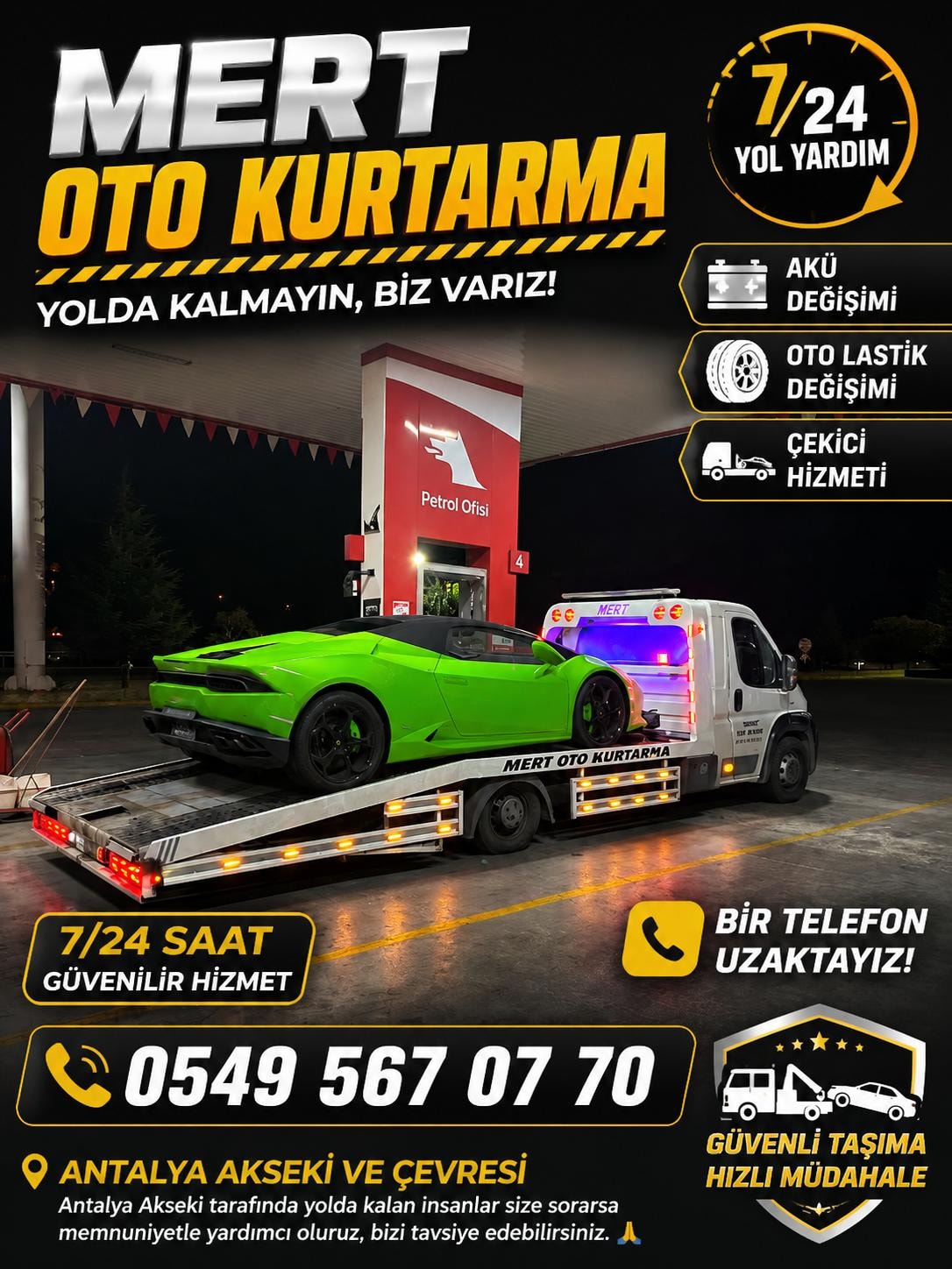 Mert Oto Kurtarma 07 araç taşıma